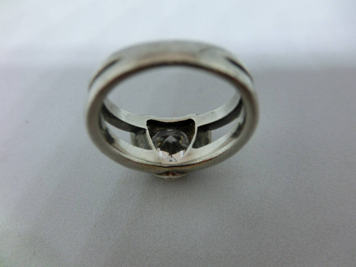 美品＊フォリフォリ＊Folli Follie＊ハートストーン＊リング＊指輪＊サイズ11號(hào)位＊シルバー＊925刻?。?.81ｇ位＊0602-01