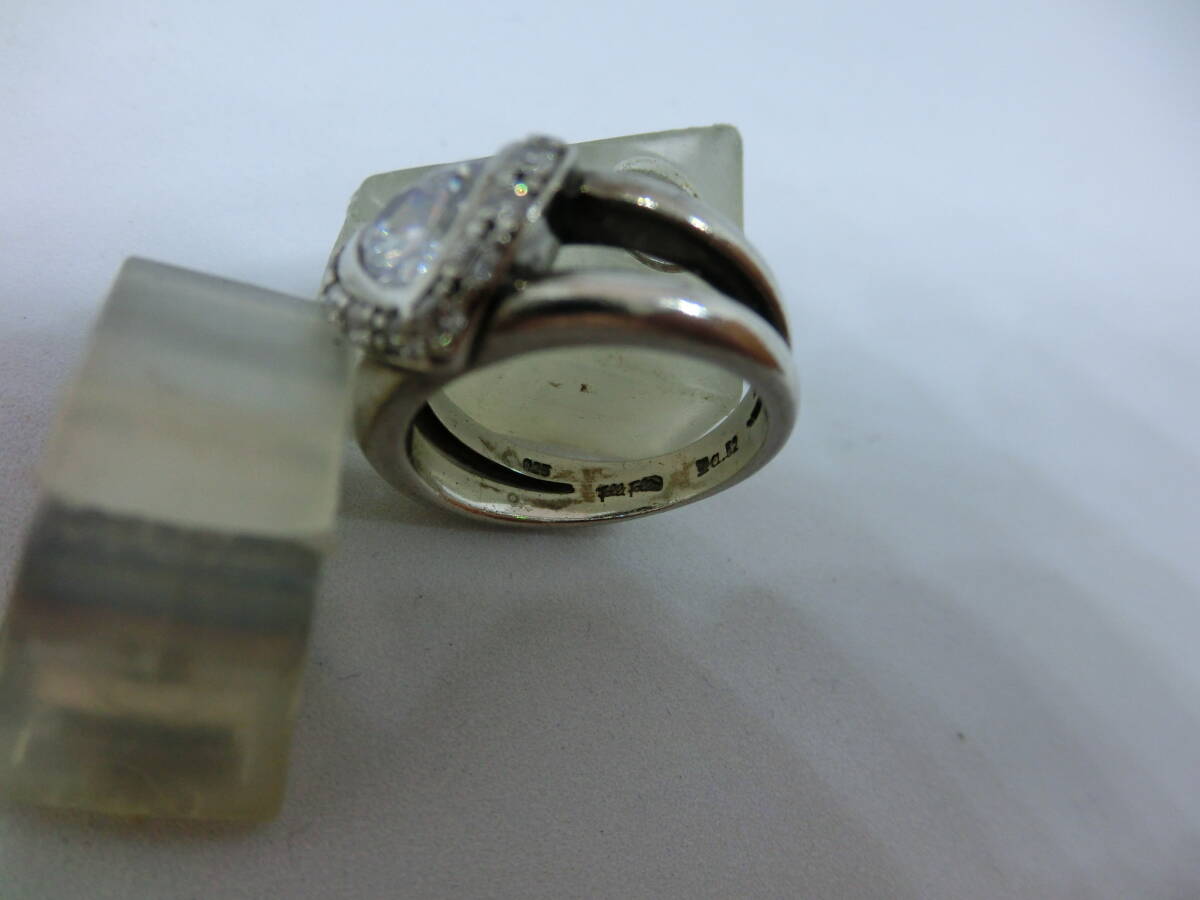 美品＊フォリフォリ＊Folli Follie＊ハートストーン＊リング＊指輪＊サイズ11號(hào)位＊シルバー＊925刻?。?.81ｇ位＊0602-01