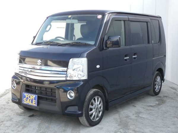 エブリイワゴン 660 PZターボ 4WD 左Pスラ SDナビ ETC レベライザー 社外AW