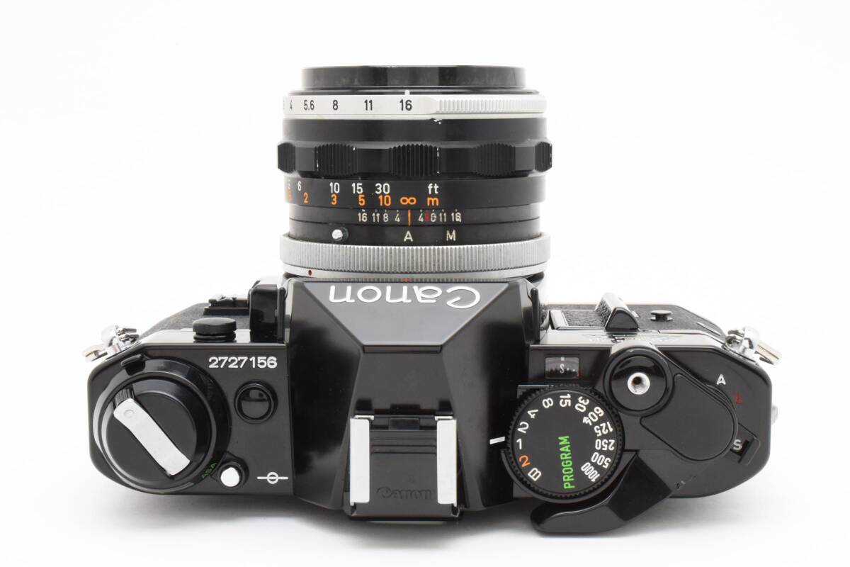 ★良品★ キャノン Canon AE-1 PROGRAM + FL 50mm F1.8 レンズセット #0858 #824 #0805 