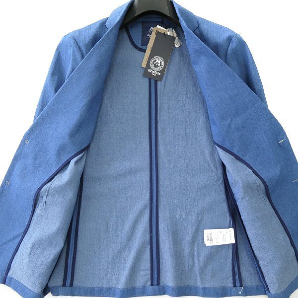 新品 シェルティークラブ 25SS ストレッチ デニム ジャケット LL 青 【SH1451100_77_LL】 Sheltie Club ブレザー 春夏 メンズ