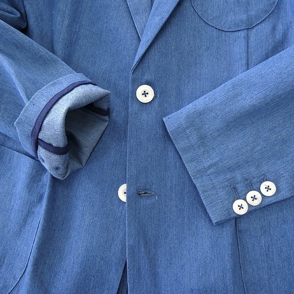 新品 シェルティークラブ 25SS ストレッチ デニム ジャケット LL 青 【SH1451100_77_LL】 Sheltie Club ブレザー 春夏 メンズ