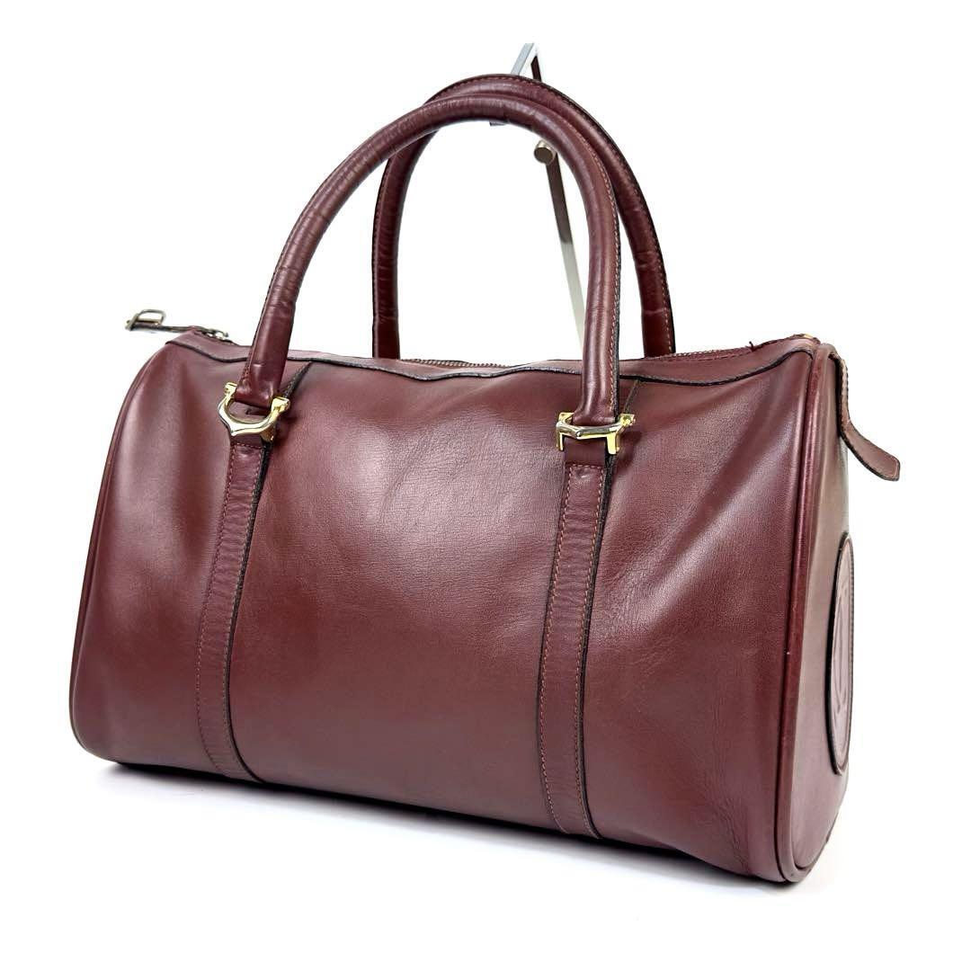 Cartier カルティエ ボストンバッグ エンジ - 4501025E0009 美品 Cartier カルティエ マストライン ボストンバッグ