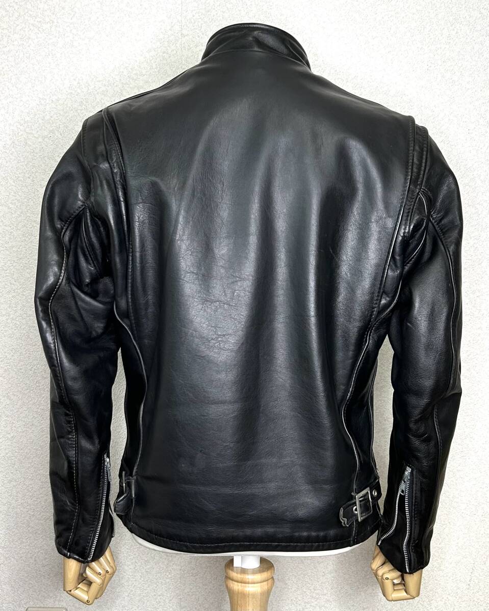 良品⑦schott 641【36】米國制シングルライダース◇牛革ジャン ハーレーgpzショベル★匿名配送
