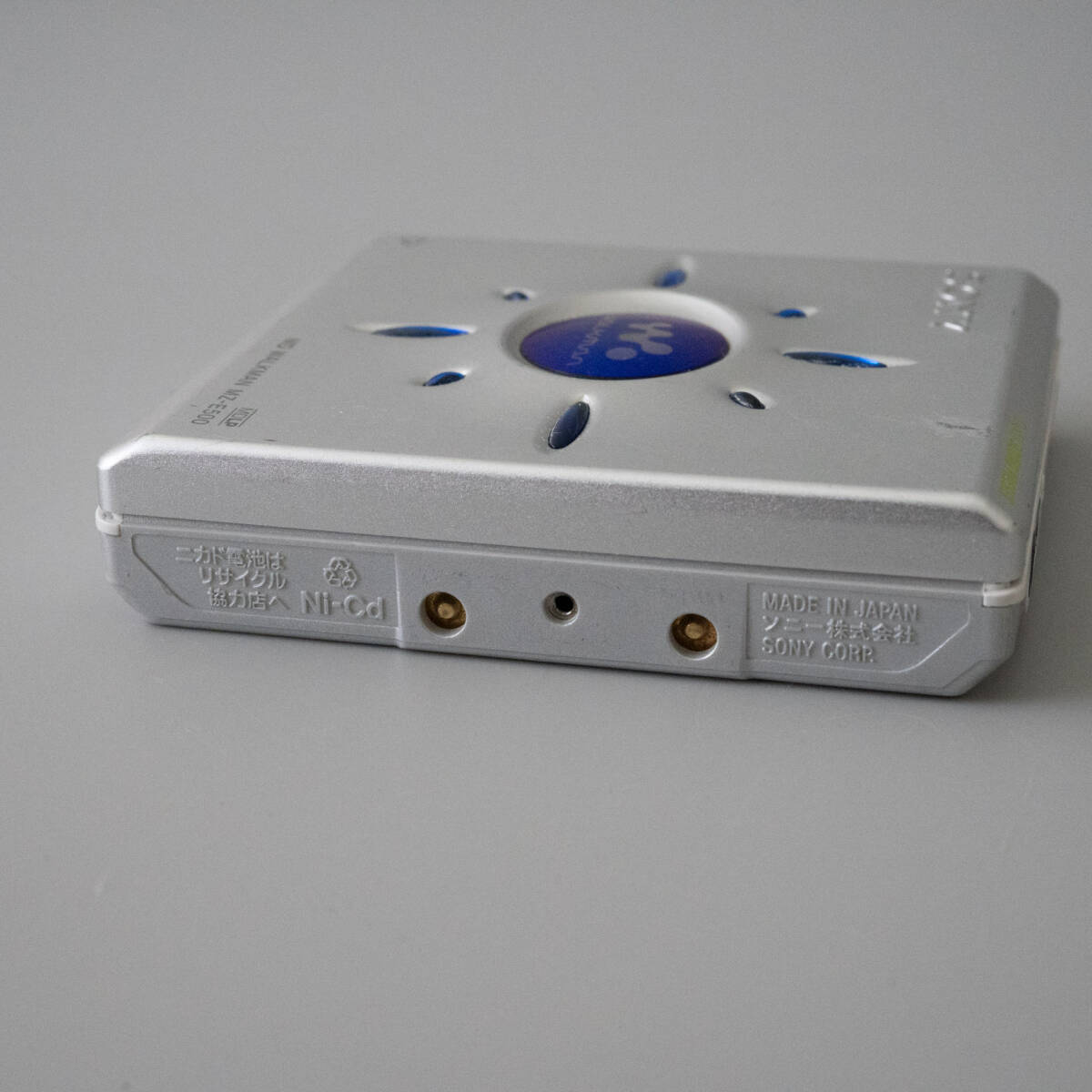 SONY MD WALKMAN ソニーMDウォークマン MZ-E500 リモコン RM-MC10L シルバー ポータブルプレーヤー
