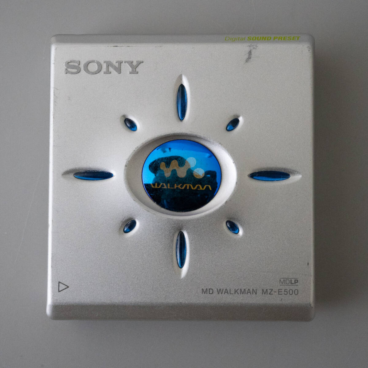 SONY MD WALKMAN ソニーMDウォークマン MZ-E500 リモコン RM-MC10L シルバー ポータブルプレーヤー