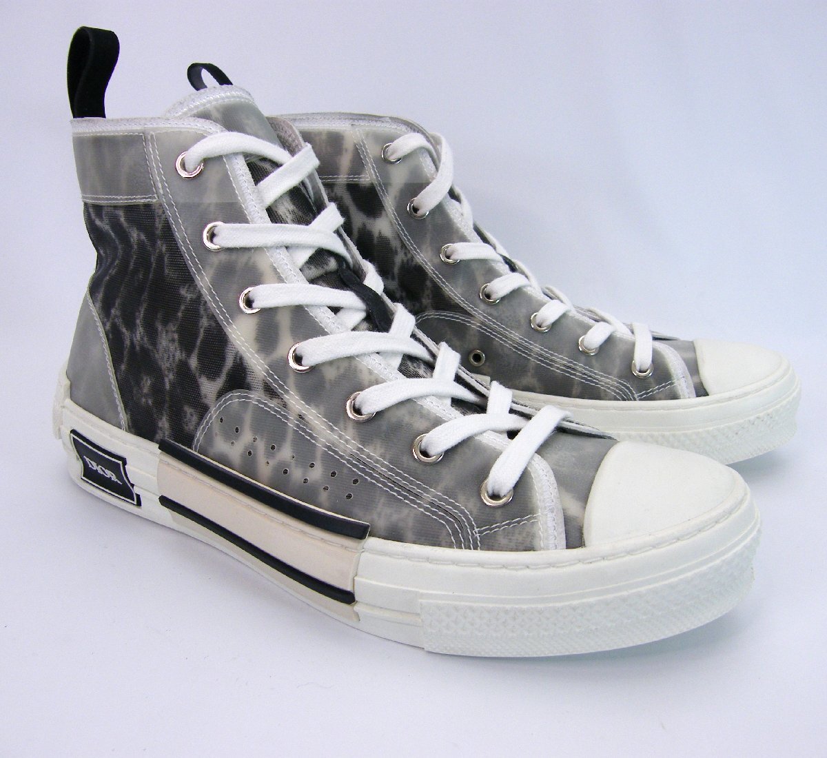 Dior B23 HT LEOPARD MESH レオパード メッシュ スニーカー 25cm