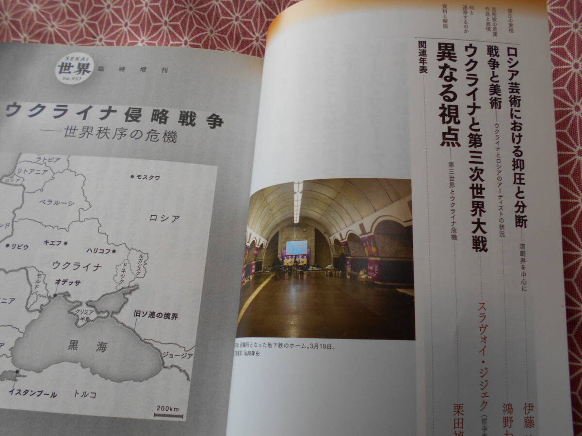 ★『世界』臨時増刊　ウクライナ侵略戦争　世界秩序の危機★太平洋戦争などミリタリーに興味がある方いかがでしょうか。そのうち日本も_画像4