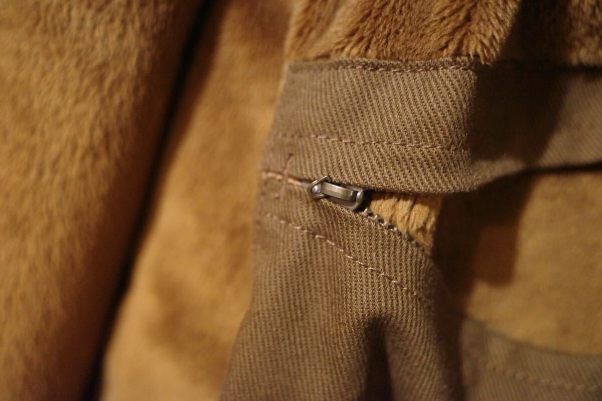 South2 west8 コーデュロイ フード コート M ブラウン 茶 起毛 _画像8