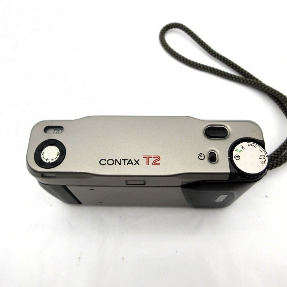 1 иен ~ Contax Contax T2 пленочный фотоаппарат Carl Zeiss Sonnar 2.8/38 T* с футляром с ящиком работа дефект есть утиль 3734704