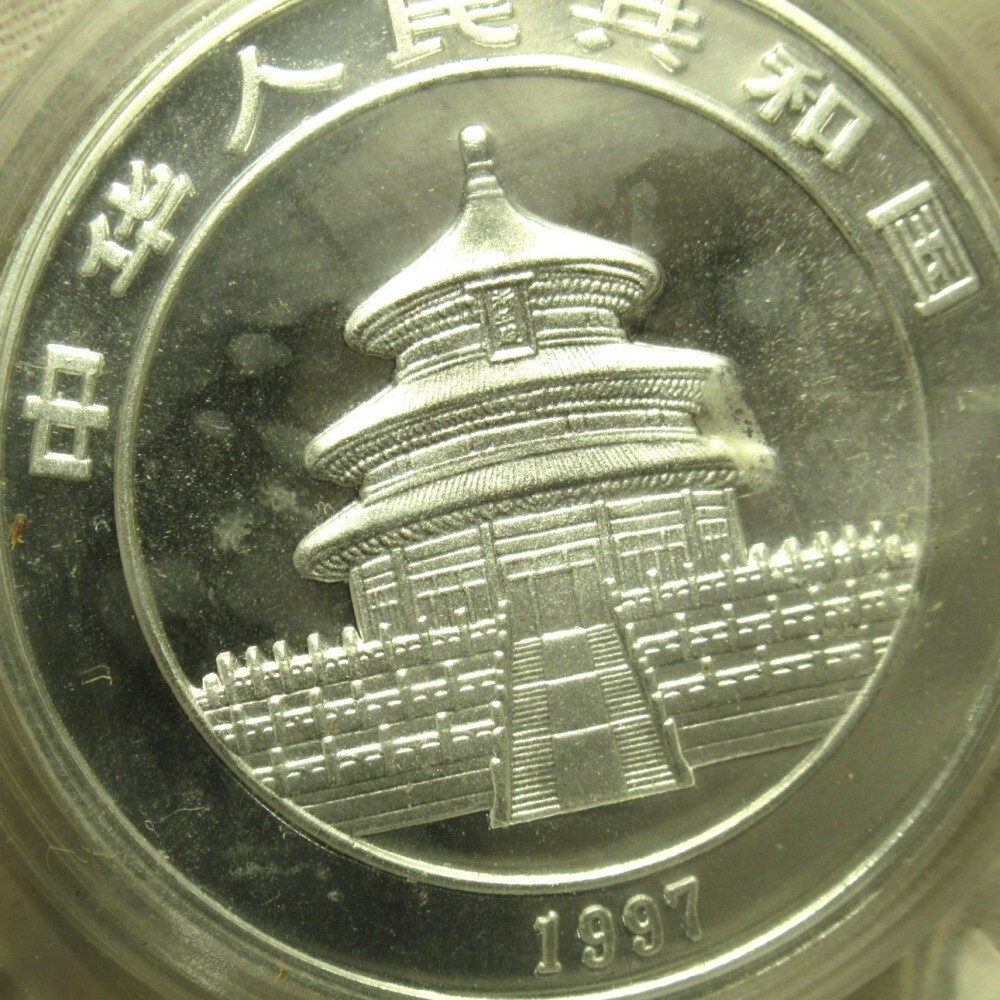 中国 パンダ銀貨 10元 1oz 純銀 熊猫 1997/1999/2000/2001年 計4