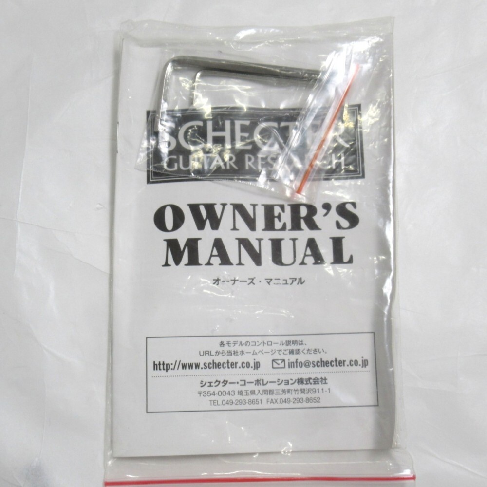 1円? Schecter シェクター AD-OM-EXT-BCH Black Cherry OMEN EXTREME エレキギター ケース付 音出し確認(rèn)済 現(xiàn)狀品 ※同梱不可 3747854