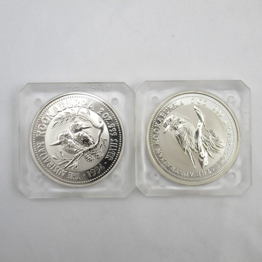 オーストラリア大型銀貨】（2オンス純銀 カワセミ 1995年 プルーフ）
