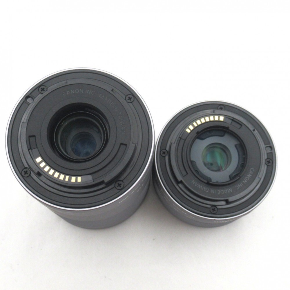 1円? Canon キヤノン EOS Kiss M2 ミラーレス一眼カメラ レンズ2點(diǎn) 動(dòng)作確認(rèn)済 現(xiàn)狀品 3832815