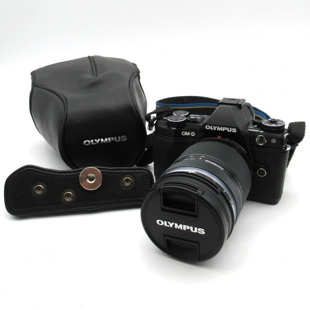 1円? OLYMPUS オリンパス OM-D E-M5II ミラーレス一眼カメラ 14-150mm 1:4-5.6 ケース付 動作未確認 現(xiàn)狀品 3834703
