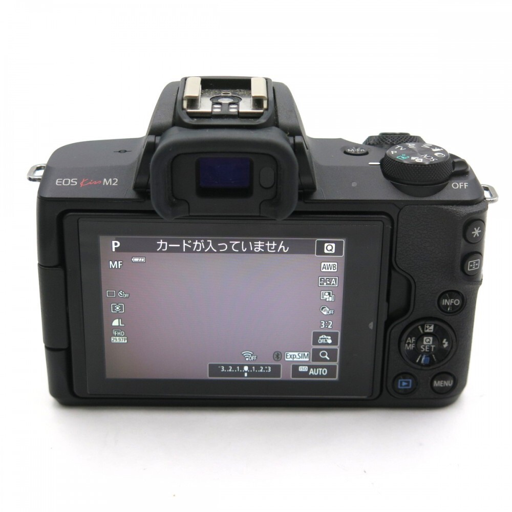 1円? Canon キヤノン Canon EOS M2 ミラーレス一眼カメラ レンズ2點(diǎn) 箱付 動(dòng)作確認(rèn)済 現(xiàn)狀品 3836903