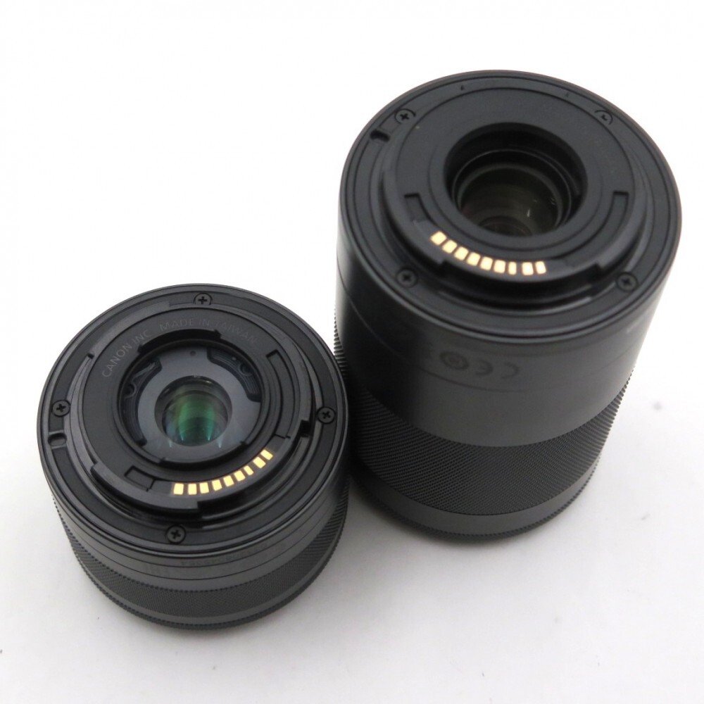 1円? Canon キヤノン Canon EOS M2 ミラーレス一眼カメラ レンズ2點(diǎn) 箱付 動(dòng)作確認(rèn)済 現(xiàn)狀品 3836903