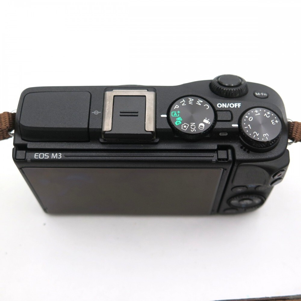 1円? Canon キヤノン EOS M3 ミラーレス一眼カメラ ボディのみ 箱付 動作未確認(rèn) 現(xiàn)狀品 3800534