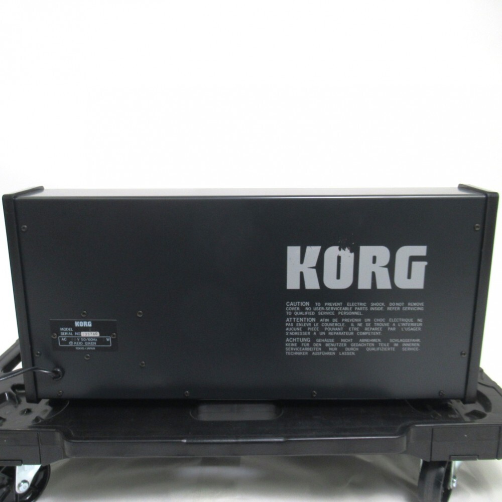 1円? KORG コルグ MS-10 シンセサイザー ケース付 アナログ レトロ 通電のみ確認済 動作未確認 現(xiàn)狀品 ※同梱不可 3516173