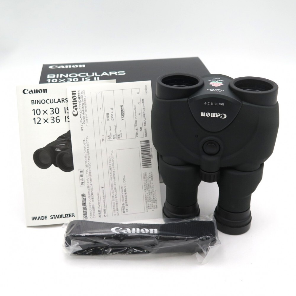 1円? 限定 Canon キヤノン BINOCULARS 10x30 IS II 雙眼鏡 ラグビー日本代表モデル 箱付 通電のみ確認(rèn)済 現(xiàn)狀品 3817130