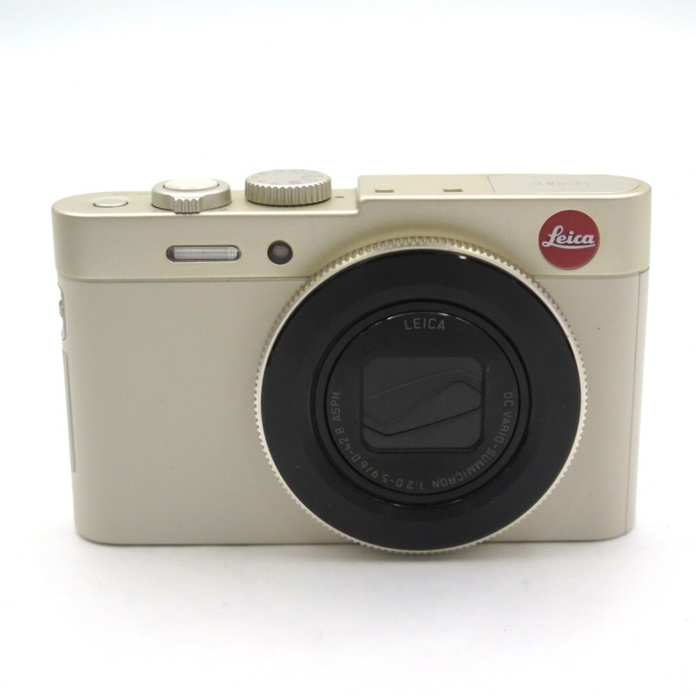 1円? Leica ライカ C (Typ112) コンパクトデジタルカメラ ライトゴールド 箱?ケース付 動作未確認(rèn) 現(xiàn)狀品 3811931