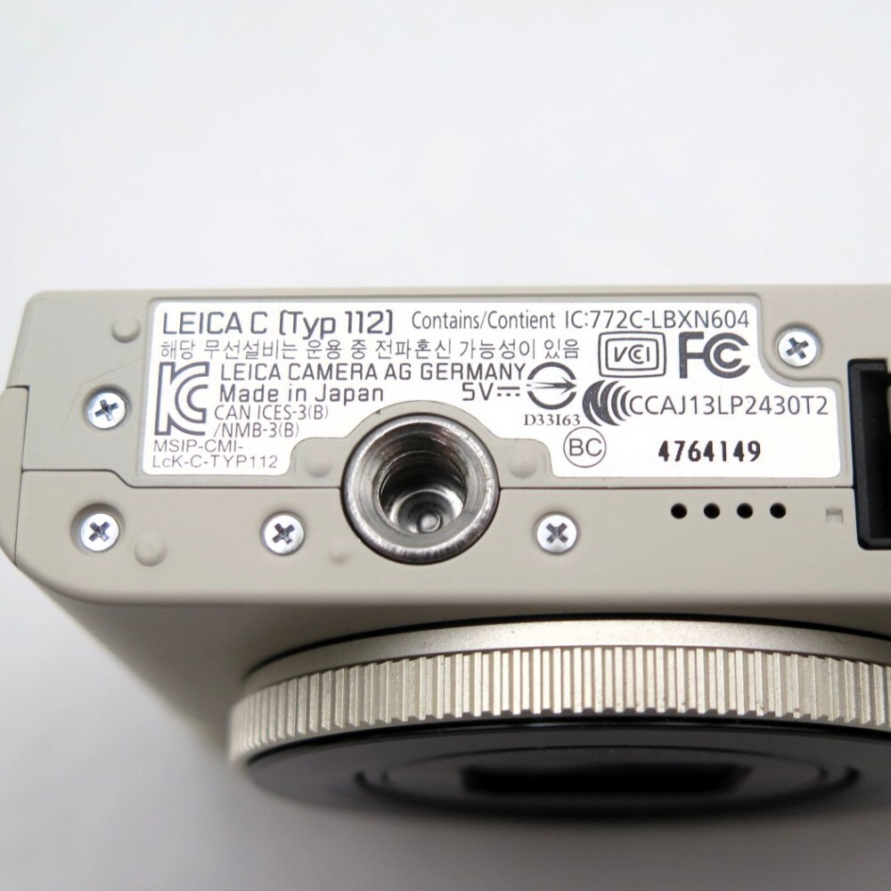 1円? Leica ライカ C (Typ112) コンパクトデジタルカメラ ライトゴールド 箱?ケース付 動作未確認(rèn) 現(xiàn)狀品 3811931