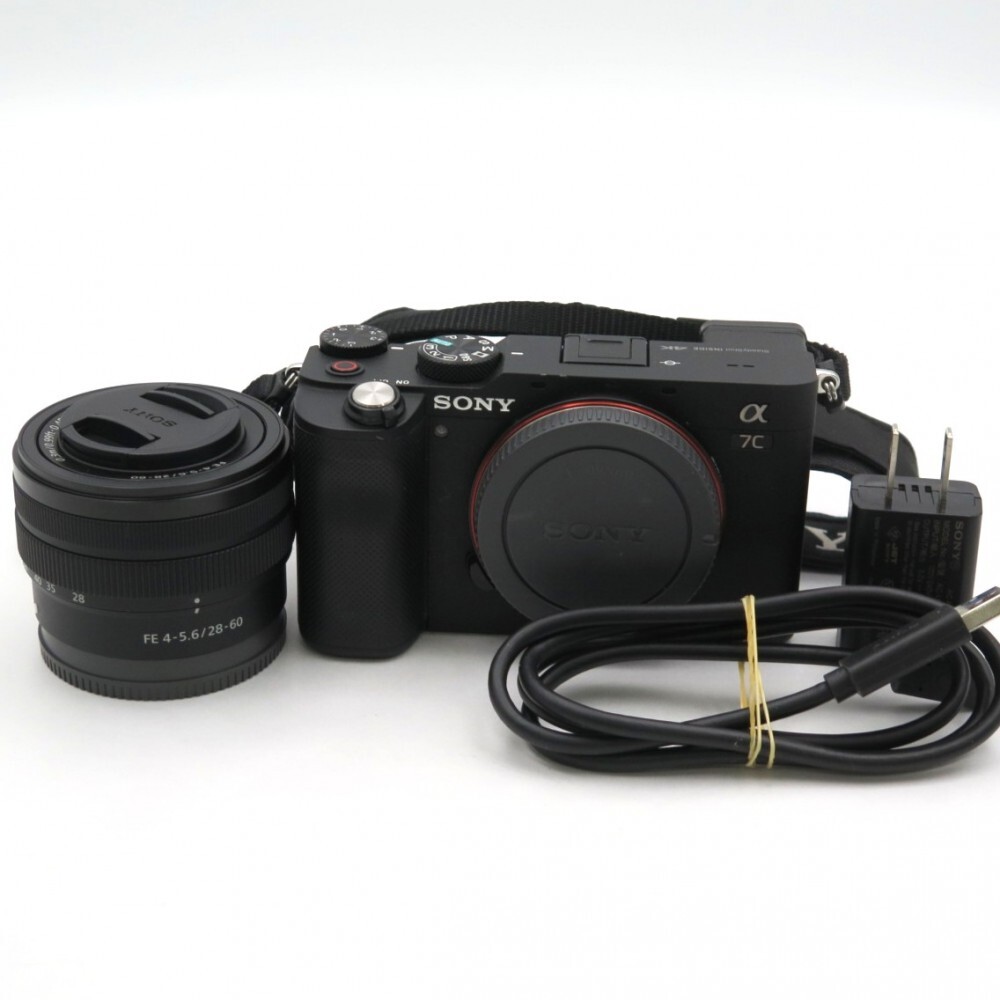 1円? SONY ソニー α7C デジタルミラーレス一眼カメラ FE 28-60mm F4-5.6 動作確認(rèn)済 現(xiàn)狀品 3805178