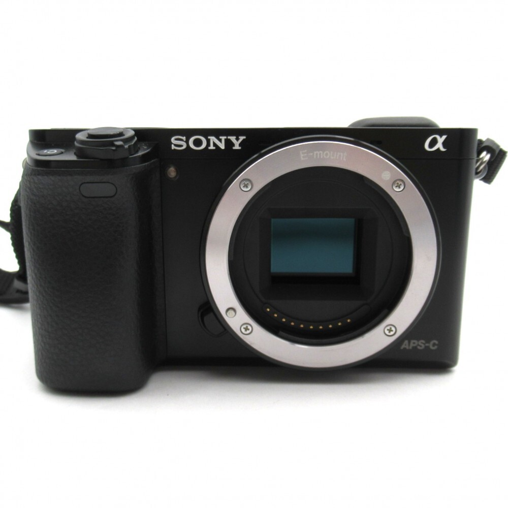 1円? SONY ソニー α6000 ミラーレスカメラ E 3.5-5.6/PZ 16-50mm OSS レンズ ケース付 動(dòng)作確認(rèn)済 現(xiàn)狀品 3805409