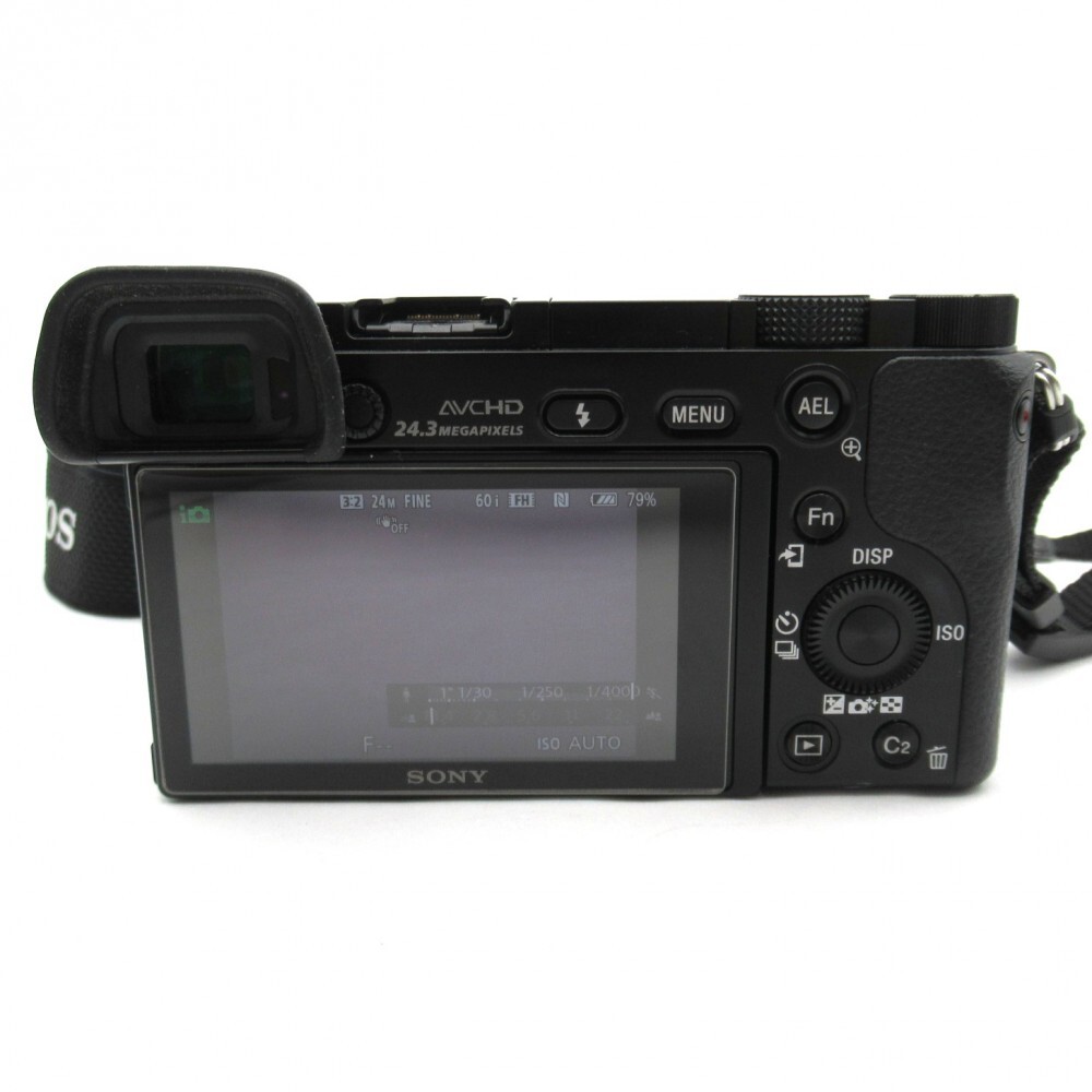 1円? SONY ソニー α6000 ミラーレスカメラ E 3.5-5.6/PZ 16-50mm OSS レンズ ケース付 動(dòng)作確認(rèn)済 現(xiàn)狀品 3805409