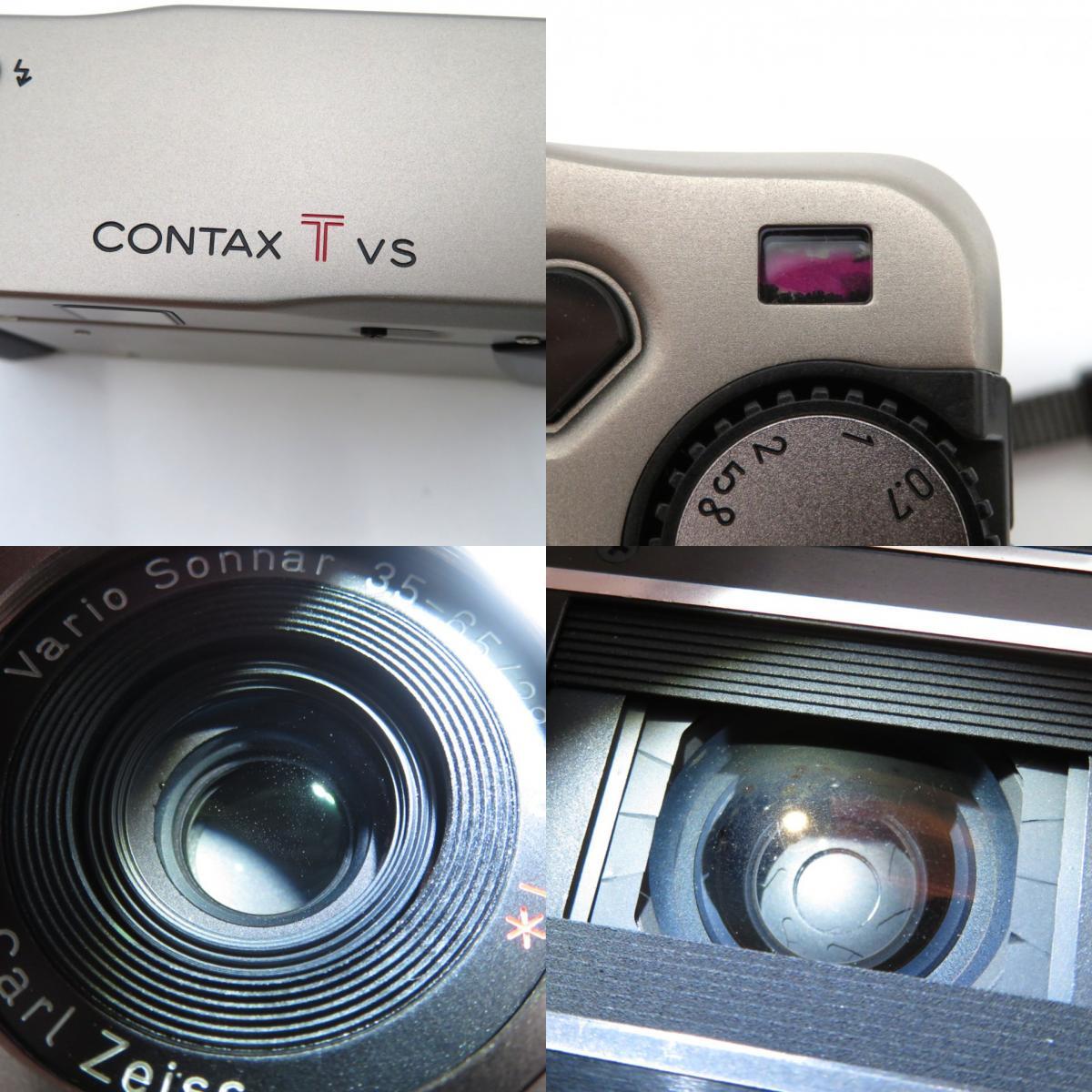 1 иен ~ Contax Contax T vs compact пленочный фотоаппарат коробка * с футляром работа дефект есть утиль 3731927