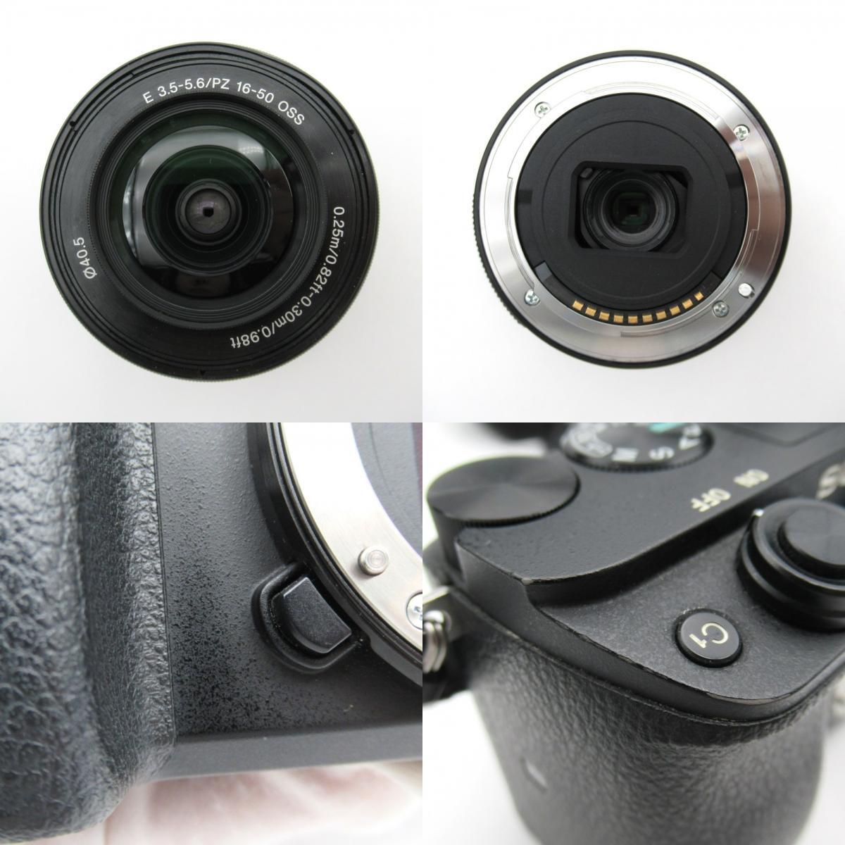 1円? SONY ソニー α6300 ILCE-6300 ミラーレス一眼カメラ E 3.5-5.6/PZ 16-50 OSS 箱付 動作確認済 現(xiàn)狀品 3806197