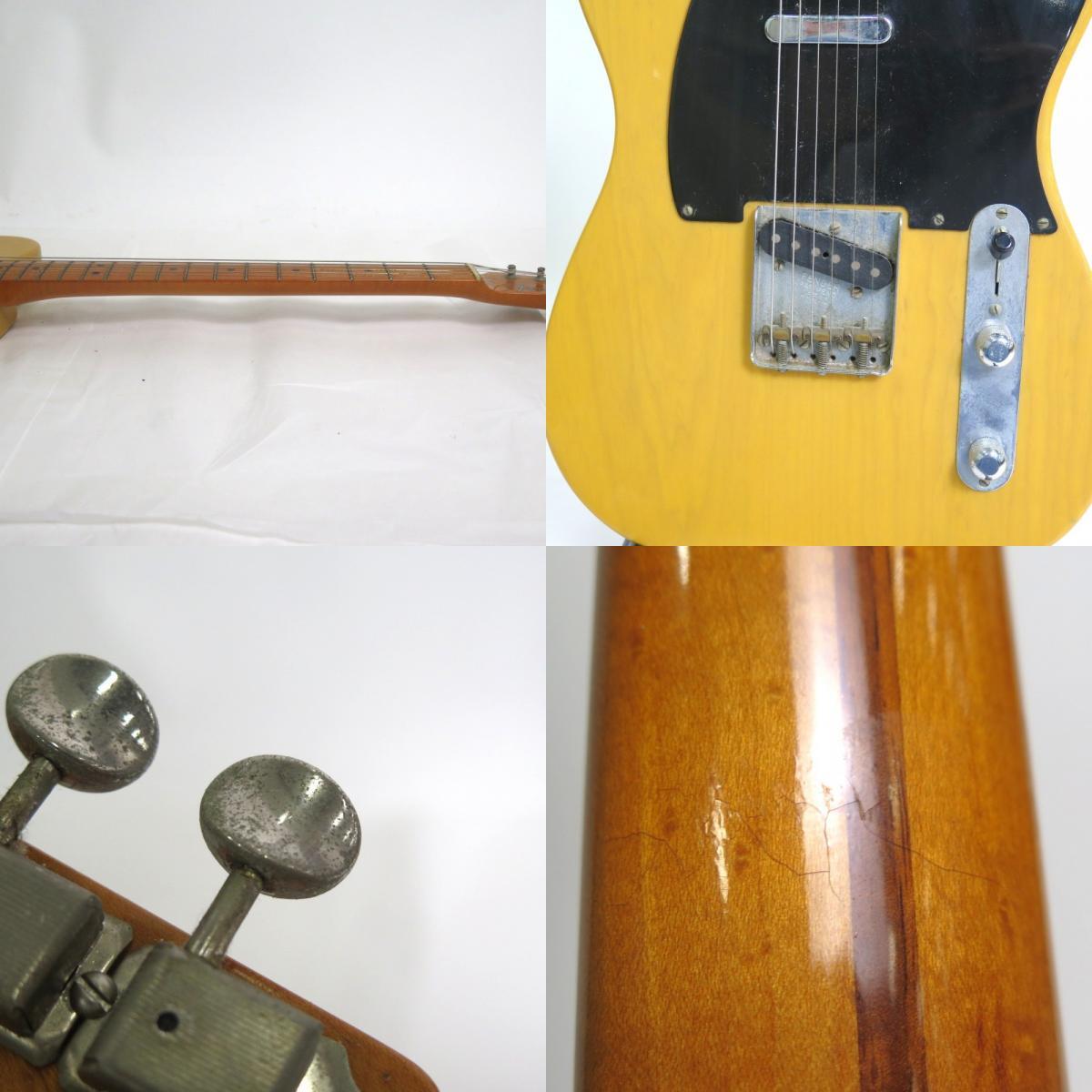1円? Fender フェンダー USA '52 Telecaster エレキギター ケース付 音出し確認(rèn)済 現(xiàn)狀品 ※同梱不可 3764927