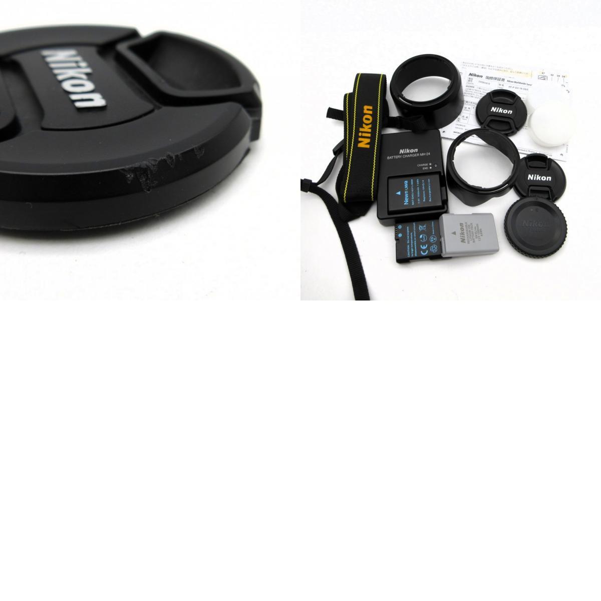 1円? Nikon ニコン D5600 デジタル一眼レフカメラ レンズ2點 箱付 他 動作未確認 現(xiàn)狀品 3802942