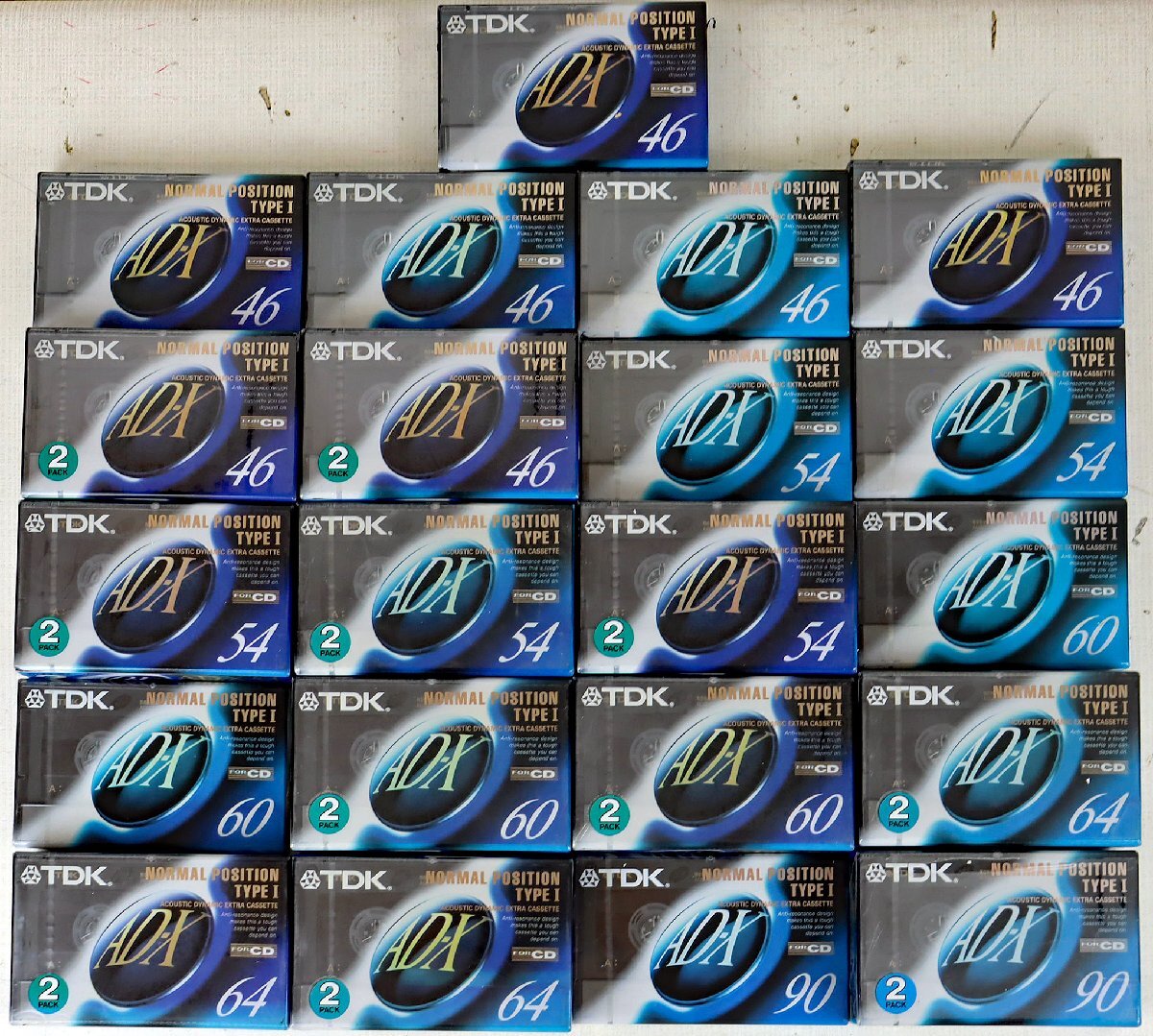 M◆未使用品◆録音用カセットテープ 95本セット maxell UD1-46(F)/50(F)/54(F)/60(F)/90(F)/USI46/50/54/60/70/UR60(D)/80(D)/90(D)/TDK 他