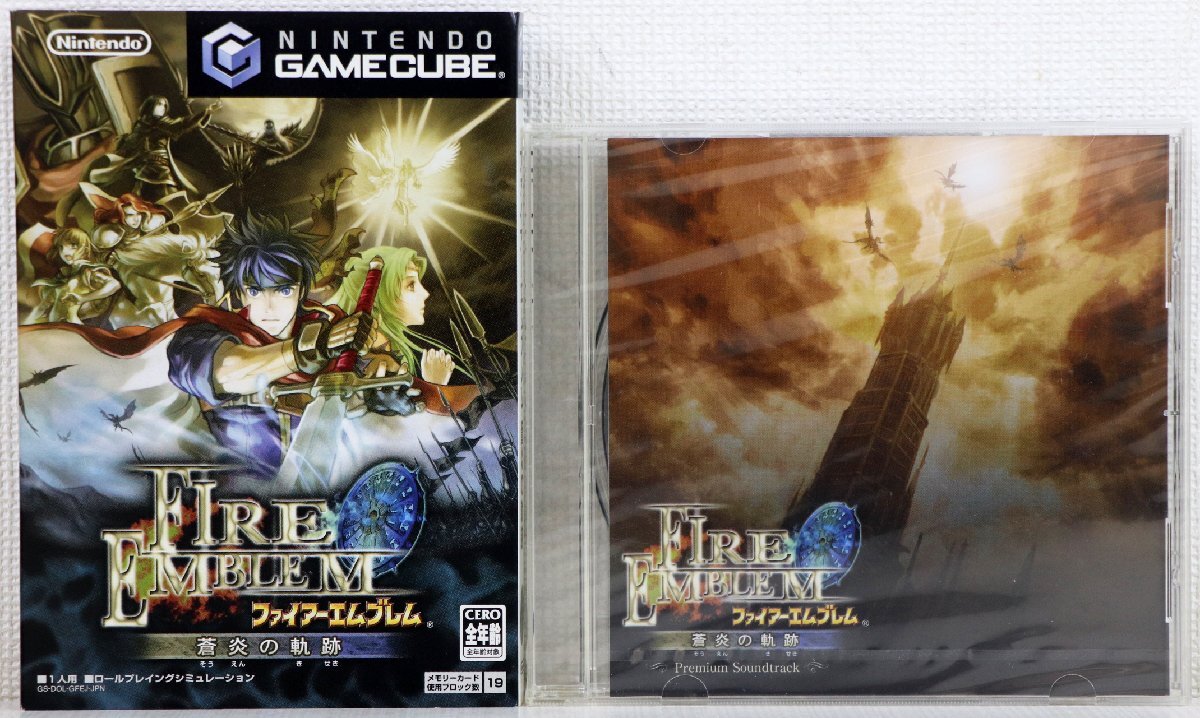 P?中古品?ゲームキューブ ソフト 『ファイアーエムブレム 蒼炎の軌跡』 任天堂 DOL-P-GFEJ サントラCD(未開封)付き ※薄キズあり
