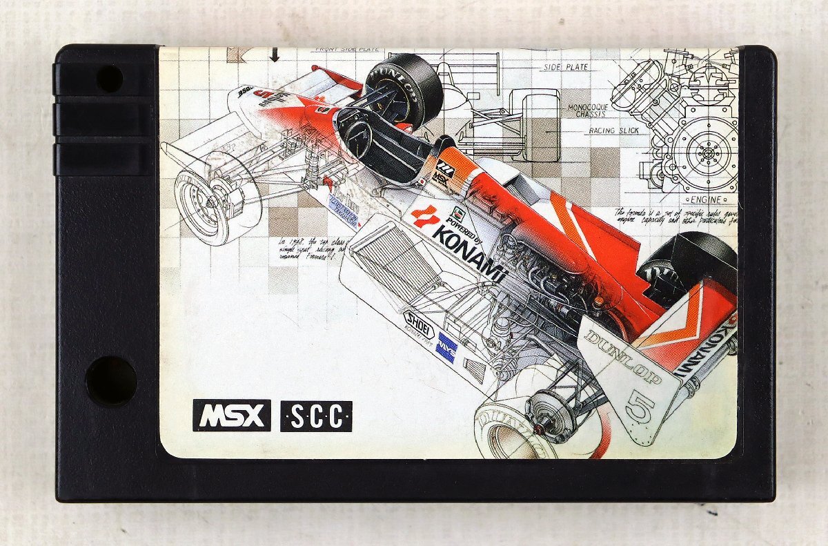 P* утиль * игра soft MSX [A1 Spirit ] KONAMI/ Konami продажа :1987 год гонки игра soft корпус только * работоспособность не проверялась 