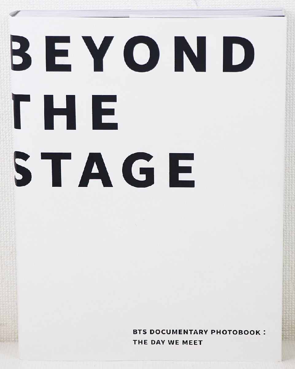 S* б/у товар * литература / фотоальбом [BEYOND THE STAGE BTS DOCUMENTARY PHOTOBOOK:THE DAY WE MEET] комментарий текст. шт конец . японский язык есть перевод 