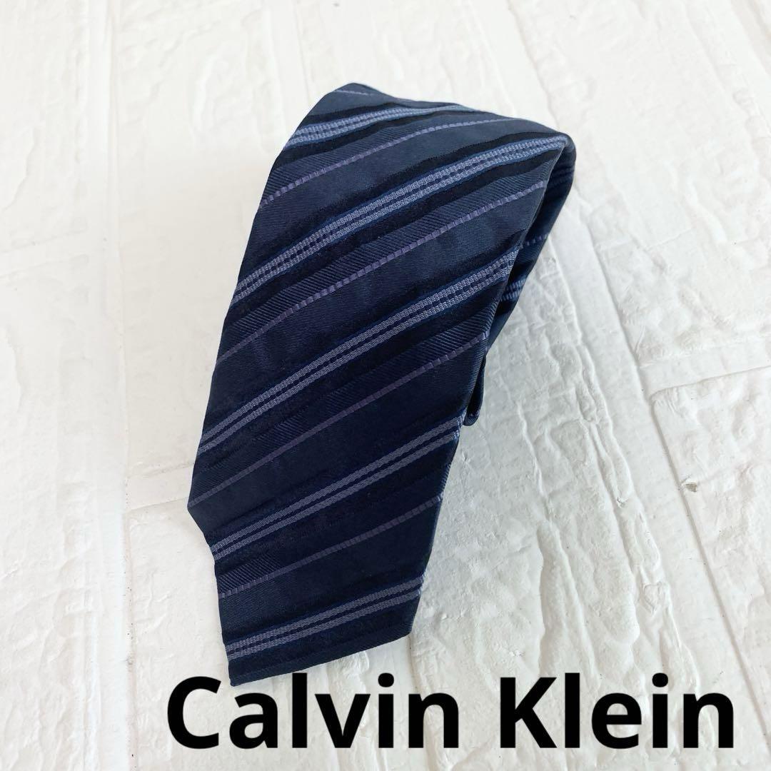 Calvin Klein カルバンクライン　ネクタイ　ストライプ