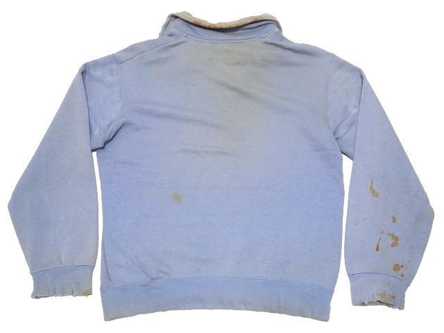VAN JACKET 70s vintage original SWEATSHIRT / ヴァンヂャケット 襟付き 前V スウェット IVY TRAD ボロ メンズ 当時物_画像3