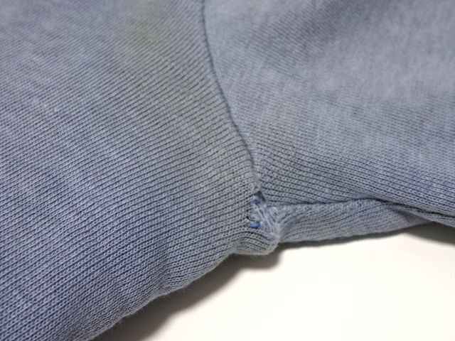 VAN JACKET 70s vintage original SWEATSHIRT / ヴァンヂャケット 襟付き 前V スウェット IVY TRAD ボロ メンズ 当時物_画像9