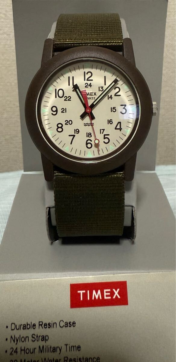  Timex Camper туристский фургон 34mm Япония ограниченная модель TW2P59800 оливковый переиздание 