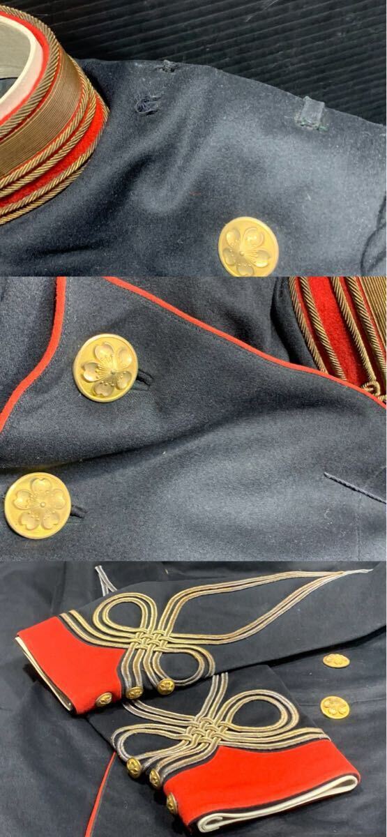 軍服 旧日本軍 陸軍 大礼服 アンティーク 付属品つき ミリタリー 軍服一式 大日本帝国 旧日本軍 陸軍 正装 飾帯 制服 大礼服 制服