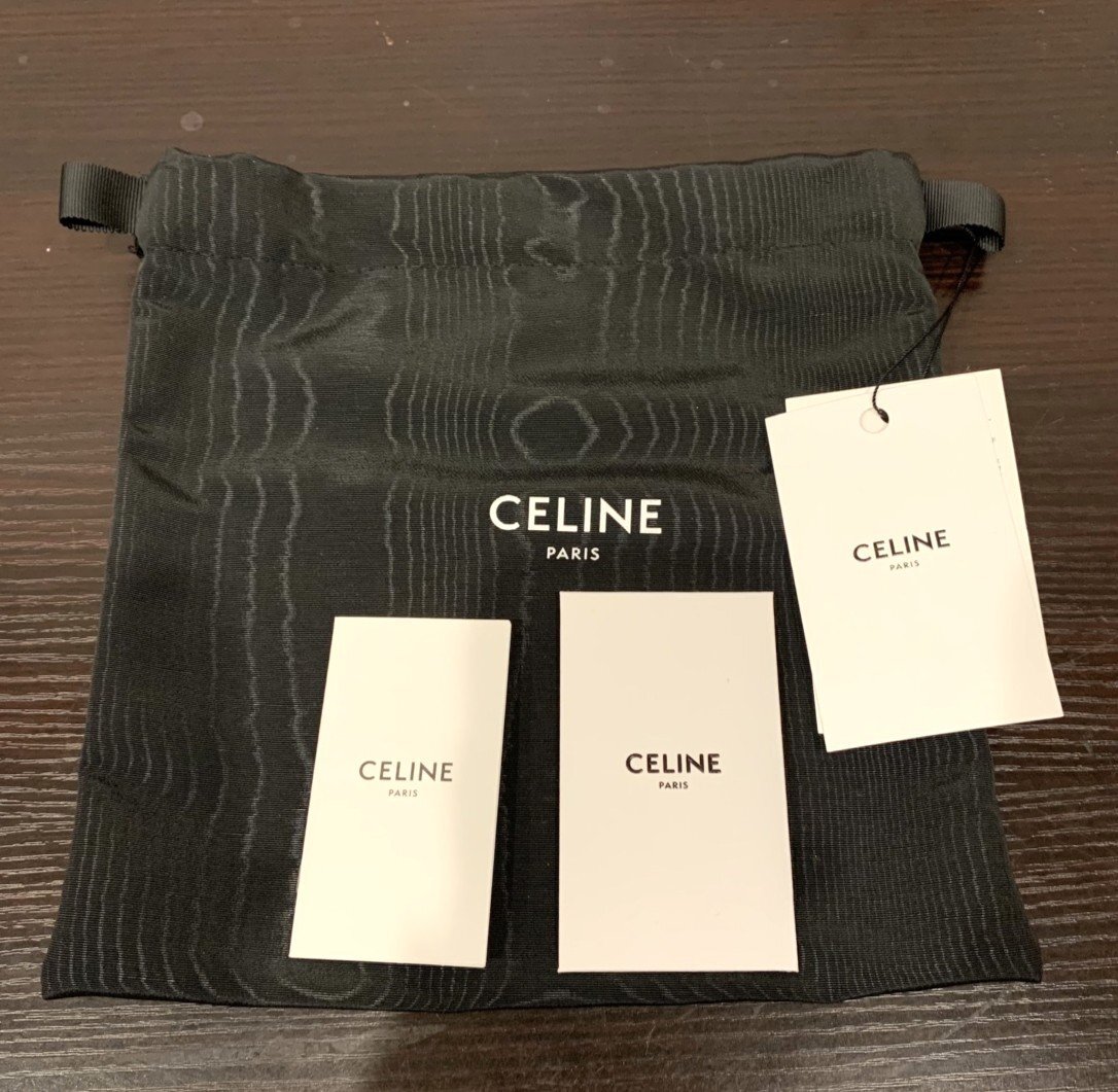 【77】美品 CELINE セリーヌ トリオンフ バッグ チェーンショルダー チェーンウォレット ミニ カーフスキン ブランド レディース 人気