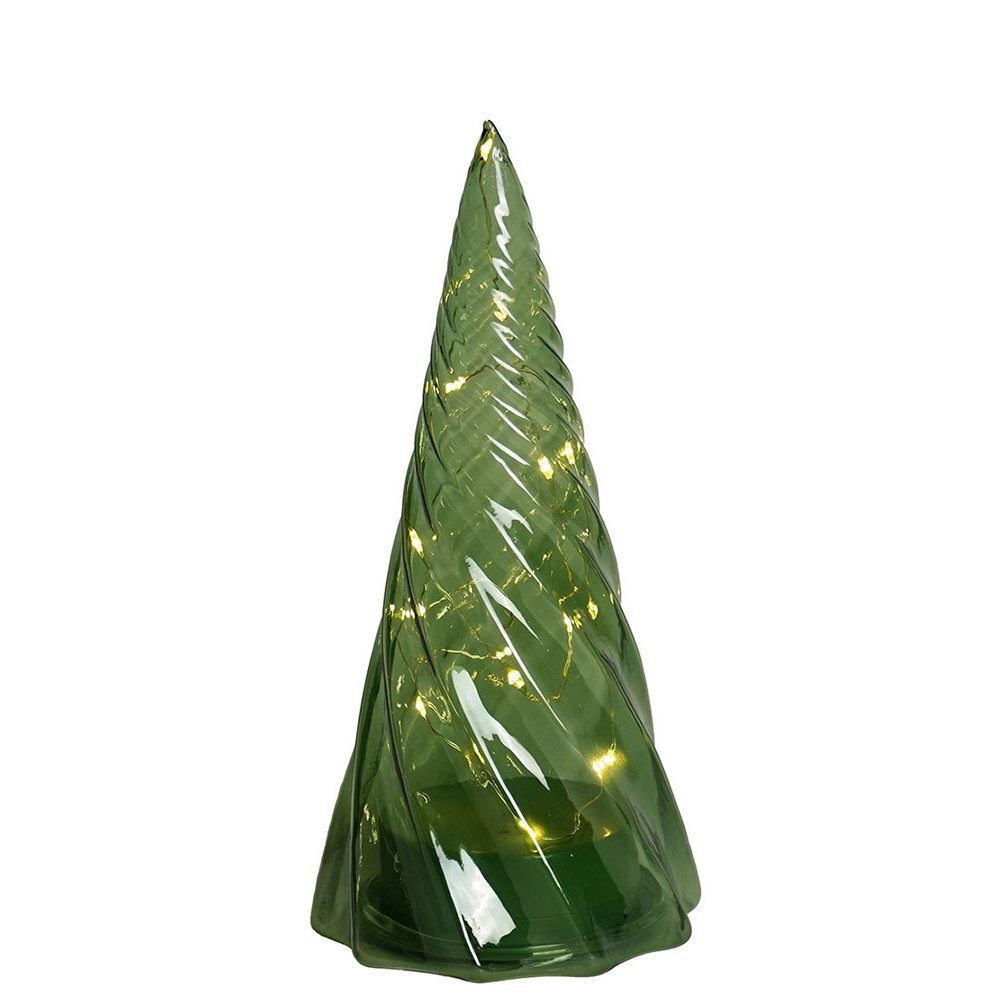 SIRIUS Vilma LEDガラスツリー Mサイズ Green クリスマスデコレーション ライト オブジェ 置物 裝飾 XMAS Christmas インテリア 北歐 雑貨