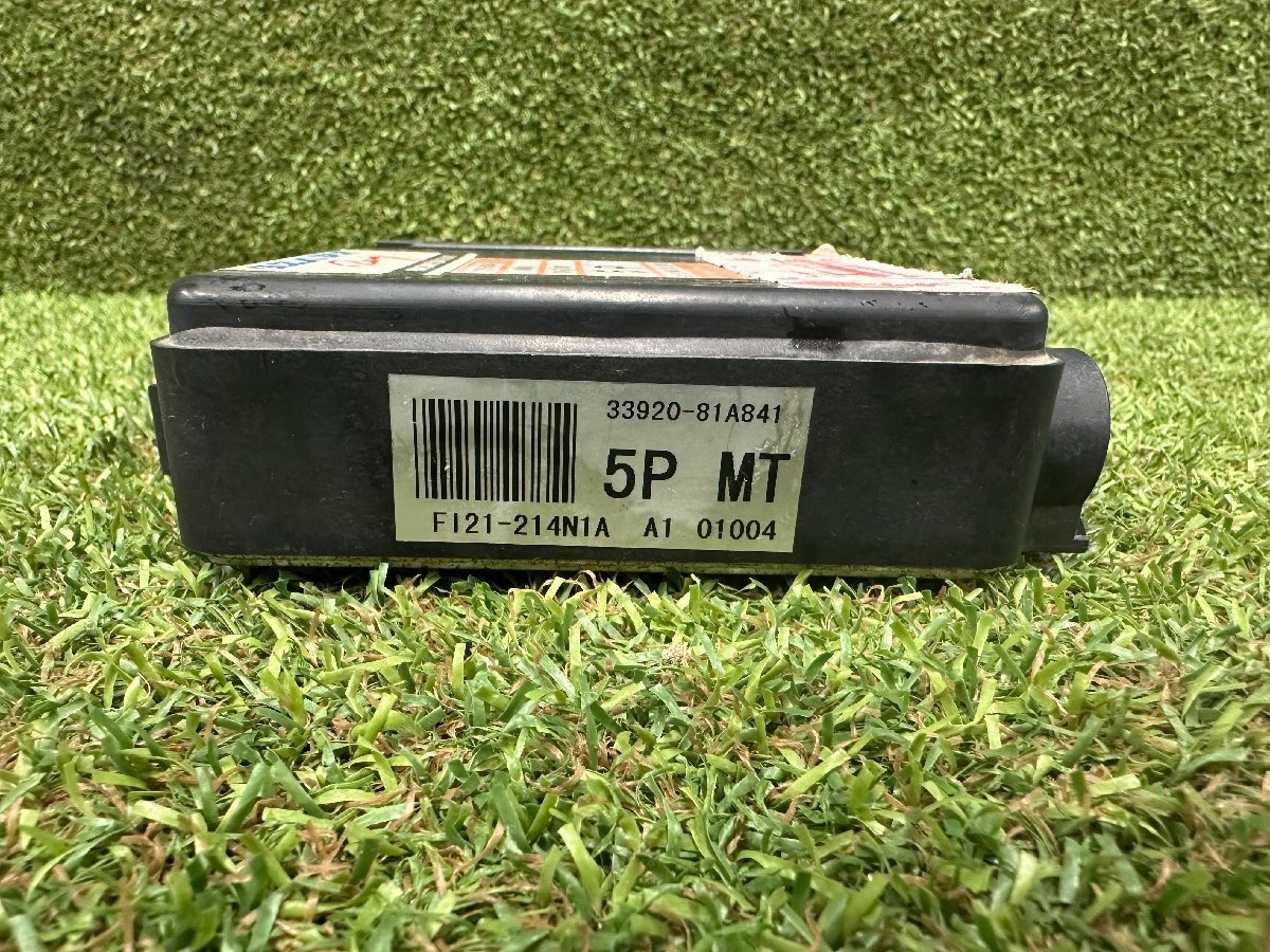 実働車 純正オプション スズキ ジムニー JB23W スズキスポーツ SUZUKI SPORT MT ECU エンジンコンピューター 中古品 33920-81A841