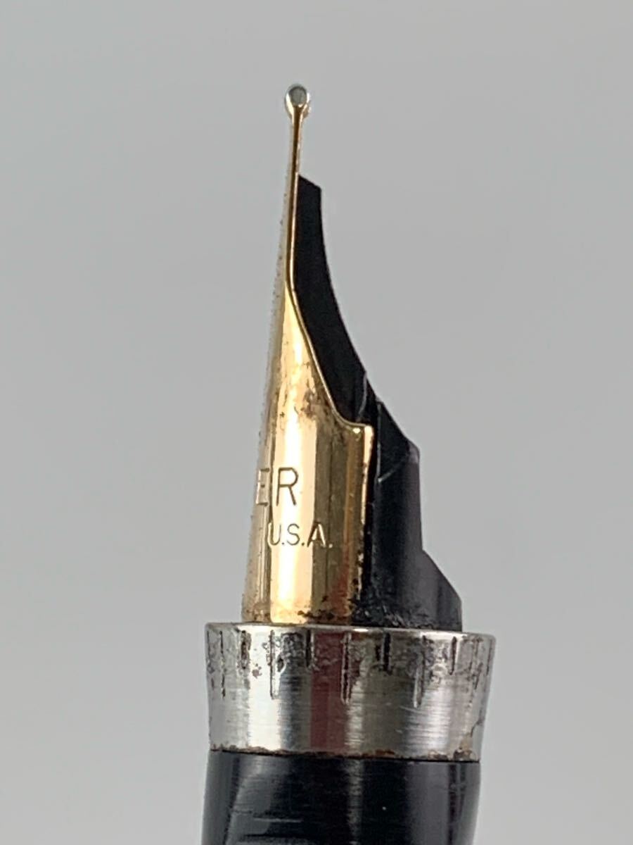PARKER パーカー 万年筆 14K スターリング 筆記未確認 現状品 1000円~○☆筆記未確認☆万年筆 パーカー PARKER ペン先 14K