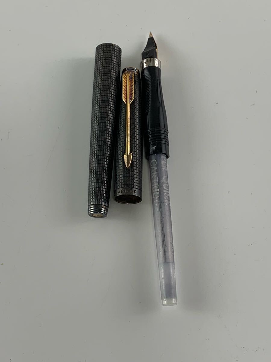 PARKER パーカー 万年筆 14K スターリング 筆記未確認 現状品 1000円~○☆筆記未確認☆万年筆 パーカー PARKER ペン先 14K