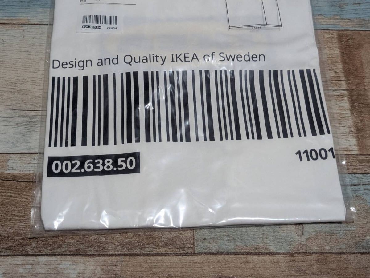 * бесплатная доставка * нераспечатанный товар *IKEA EFTERTRDA футболка S/M размер белый унисекс Ikea штрих-код футболка 1 листов (2)