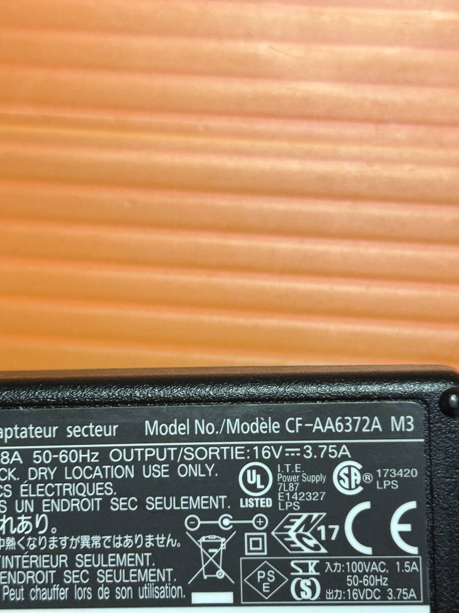Panasonic 純正 Let’s note用 ACアダプタ CF-AA6372A M3 CF-W8/CF-W7/CF-T8/CF-T7等 外徑5.5 內(nèi)徑2.6 (2