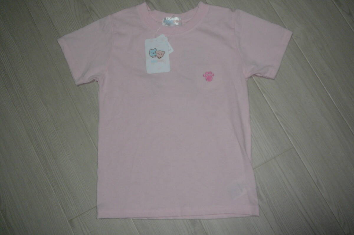 ●ちろぴの　半袖Tシャツ（130ｃｍ）ピンクTIROPINO